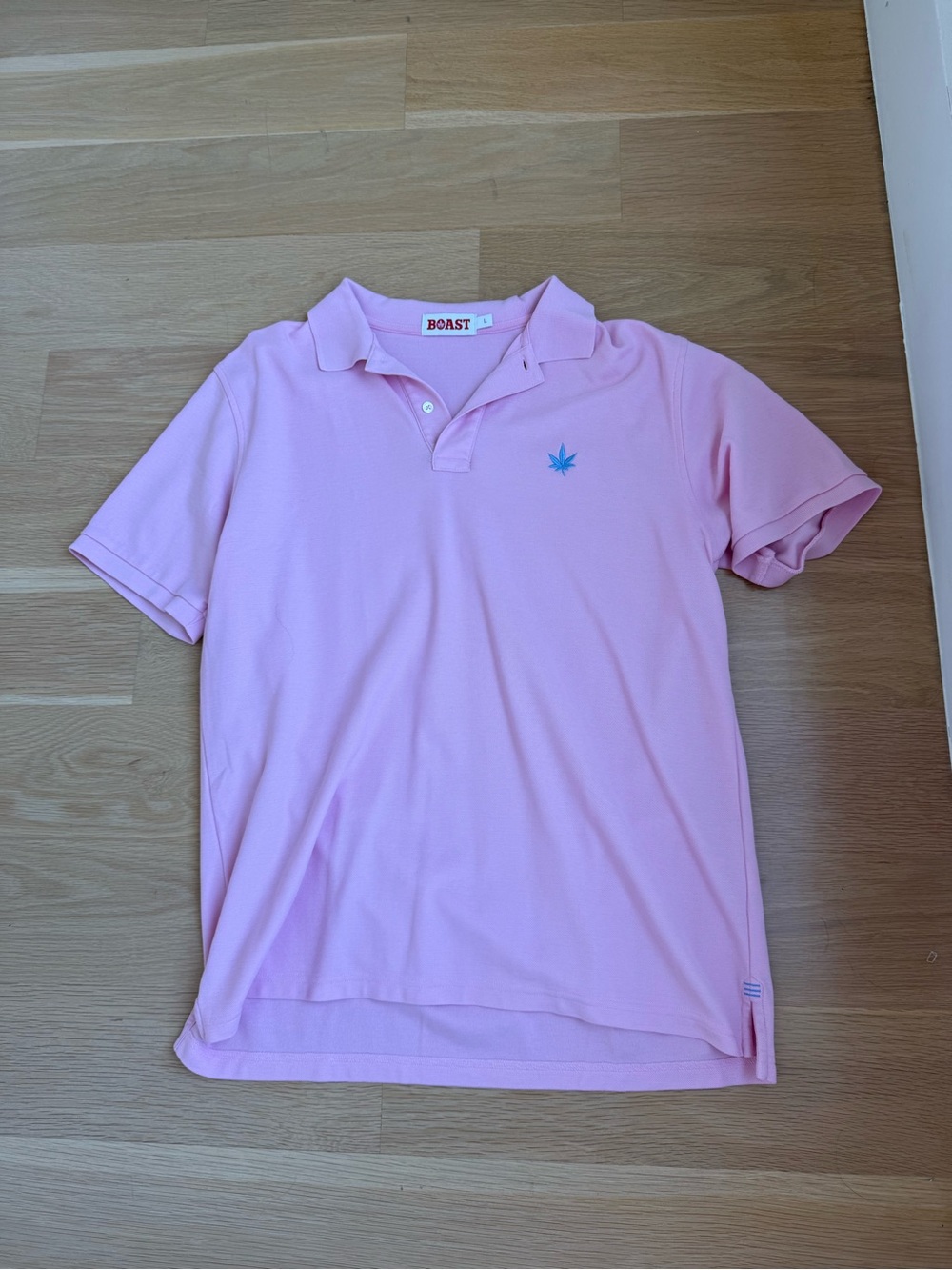 Boast Men's Pink Polo Shirt